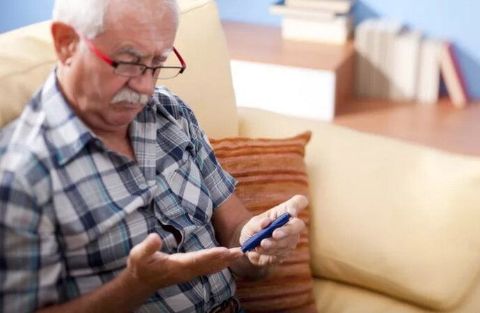 A diabetic should measure blood glucose and take glucose-lowering medications